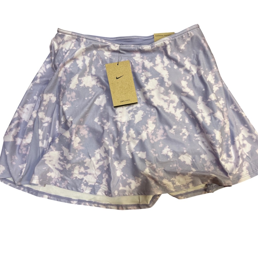 Nike Court Womens Dri-FIT Tennis Skort Purple Tie-Dye FZ6804-533 Small NWT